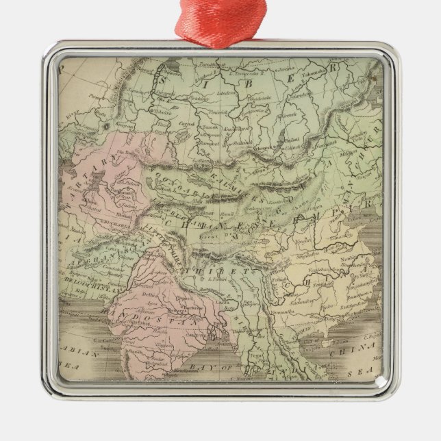 Asien 16 silbernes ornament (Vorne)