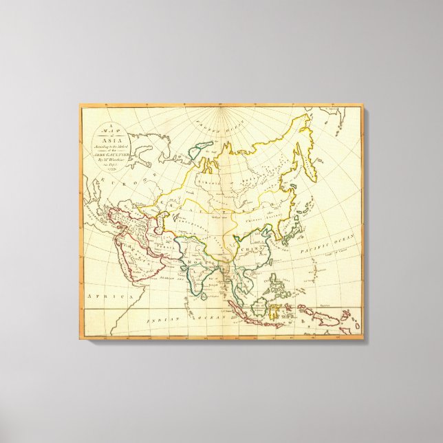 Asien 18 leinwanddruck (Vorderseite)