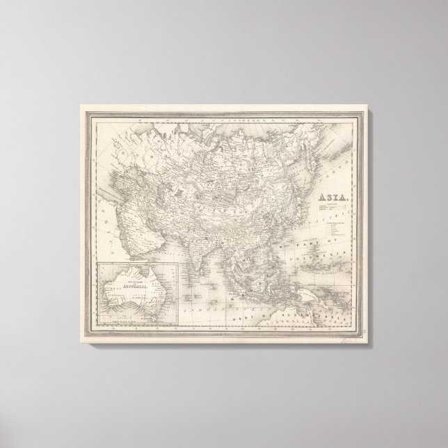 Asien 18 leinwanddruck (Vorderseite)