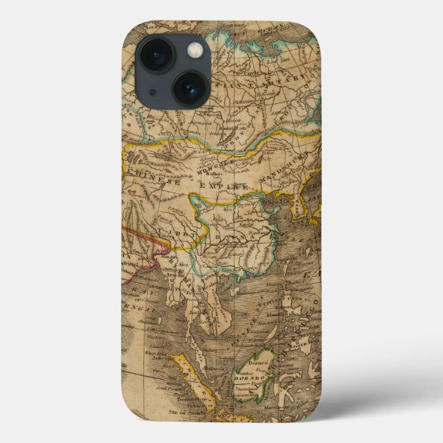 Asien 19 Case-Mate iPhone hülle (Rückseite)