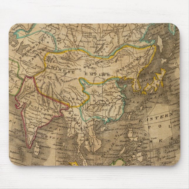 Asien 19 mousepad (Vorne)