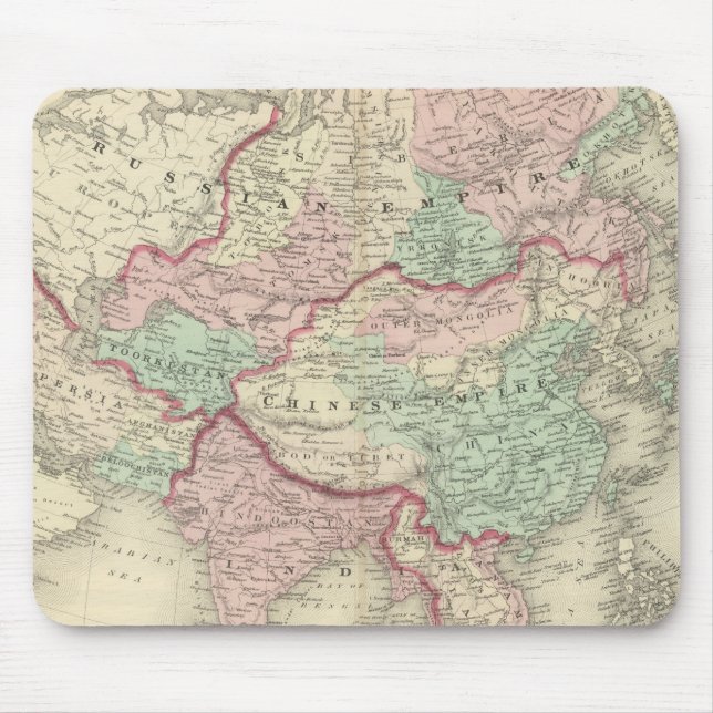 Asien 19 mousepad (Vorne)