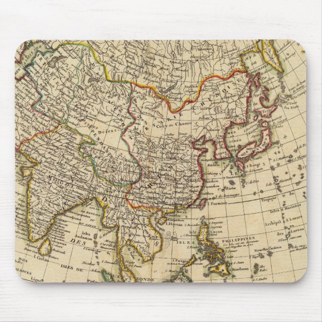 Asien 20 mousepad (Vorne)