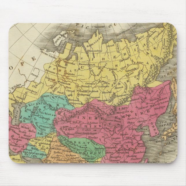Asien 21 mousepad (Vorne)