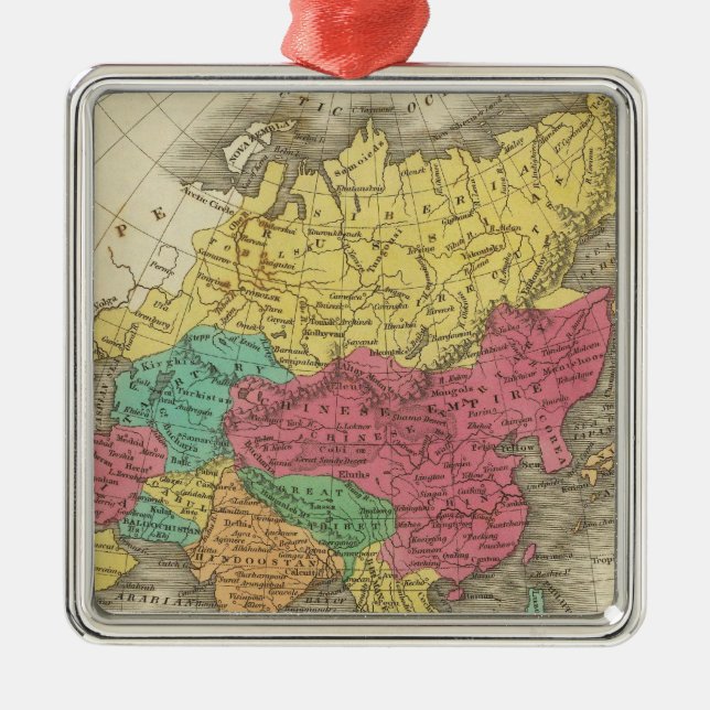 Asien 21 silbernes ornament (Vorne)