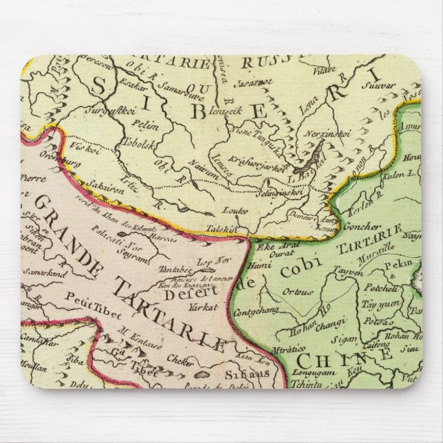 Asien 23 mousepad (Vorne)