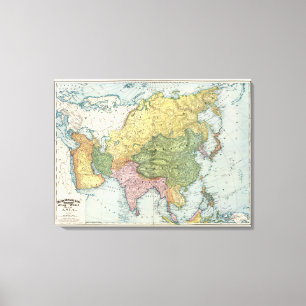 Asien 24 leinwanddruck