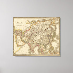 Asien 25 leinwanddruck