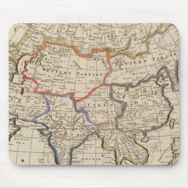 Asien 26 mousepad (Vorne)