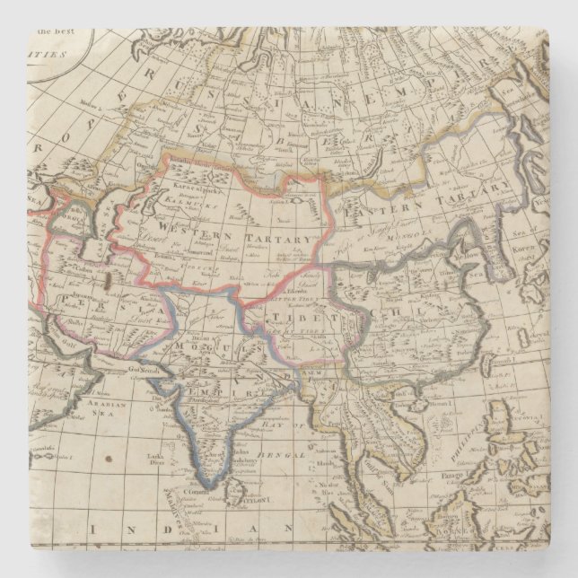 Asien 26 steinuntersetzer (Vorderseite)