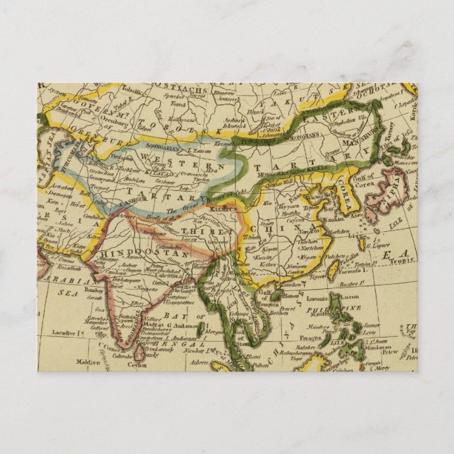 Asien 27 postkarte (Vorderseite)