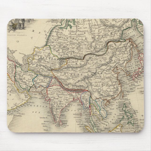 Asien 31 mousepad (Vorne)