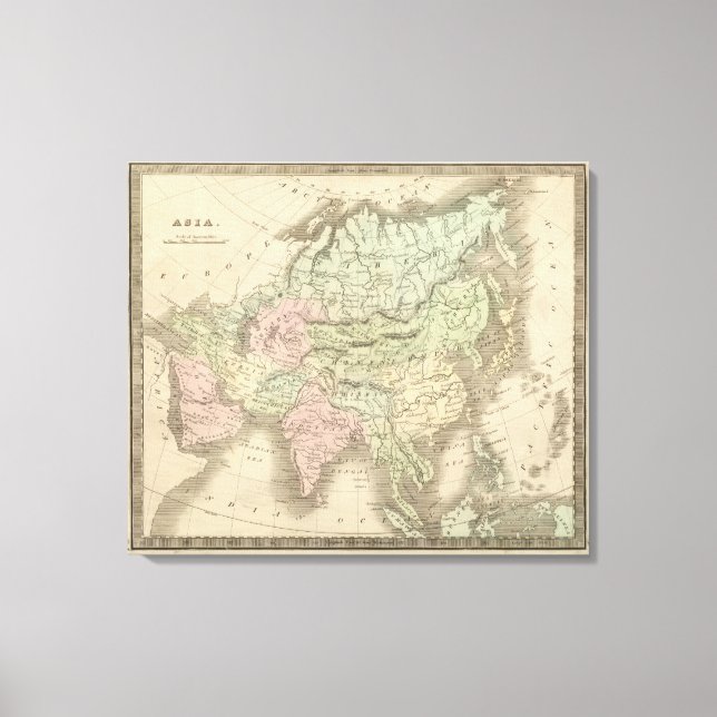 Asien 33 leinwanddruck (Vorderseite)