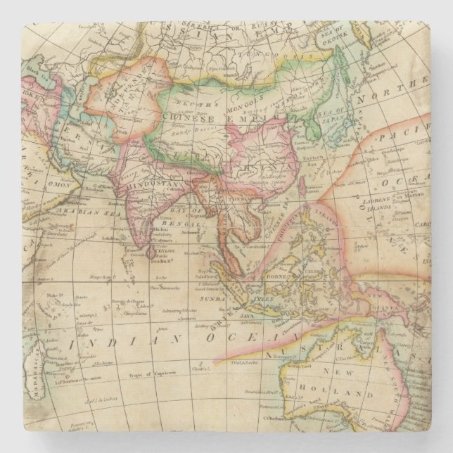 Asien 35 steinuntersetzer (Vorderseite)