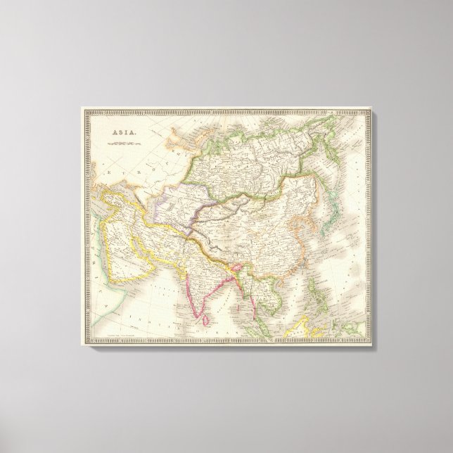 Asien 39 leinwanddruck (Vorderseite)