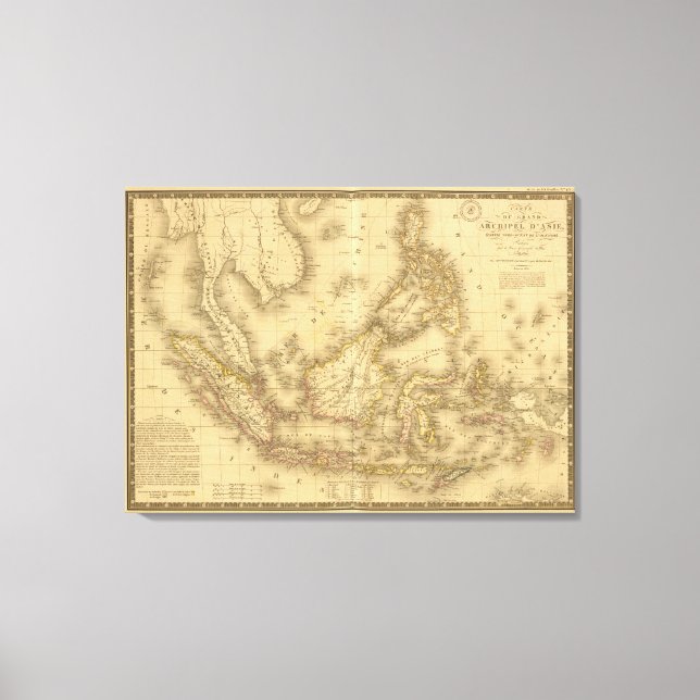 Asien 3 leinwanddruck (Vorderseite)