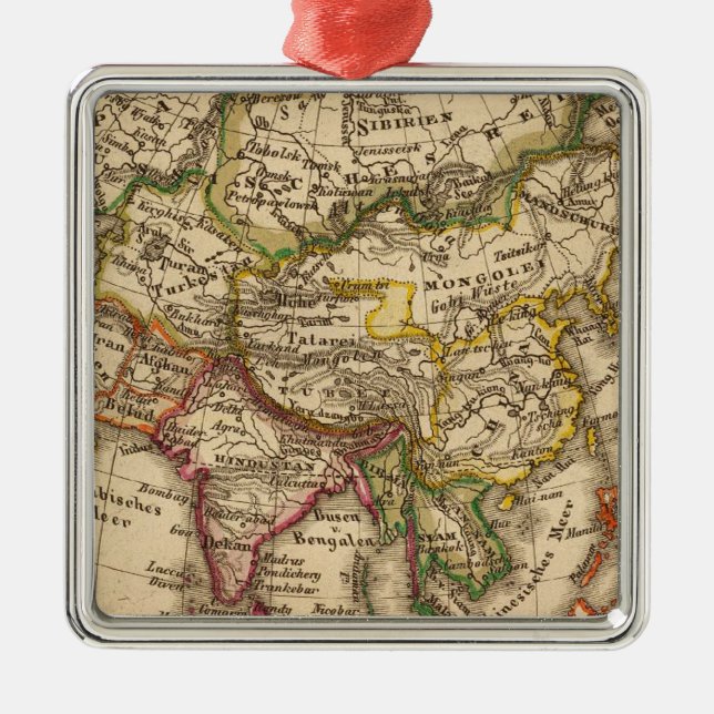 Asien 3 ornament aus metall (Vorne)
