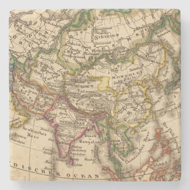 Asien 3 steinuntersetzer (Vorderseite)