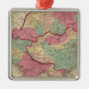 Asien 43 silbernes ornament