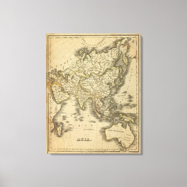 Asien 4 leinwanddruck (Vorderseite)