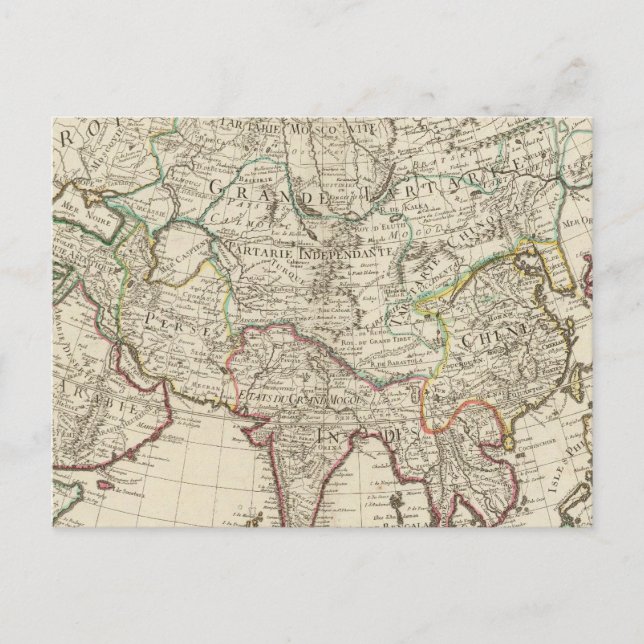 Asien 5 postkarte (Vorderseite)