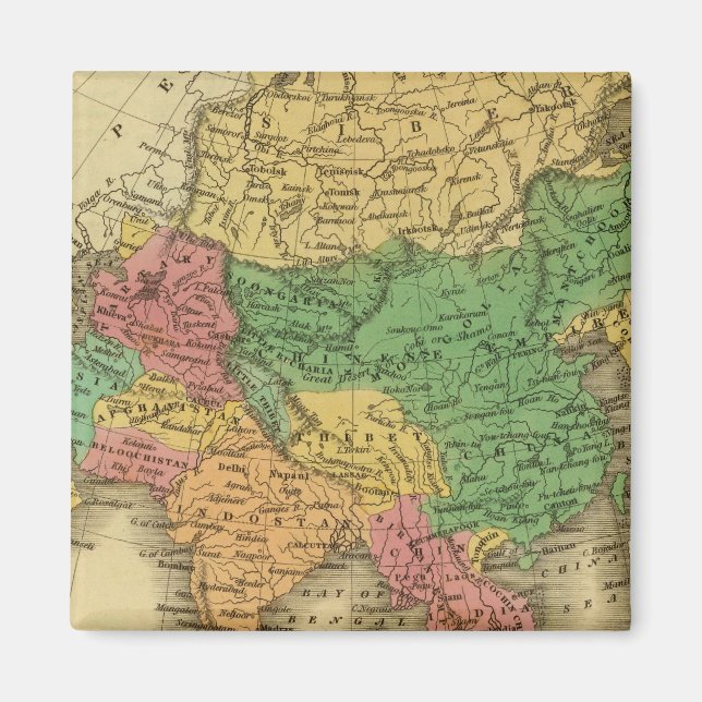 Asien 6 magnet (Vorne)