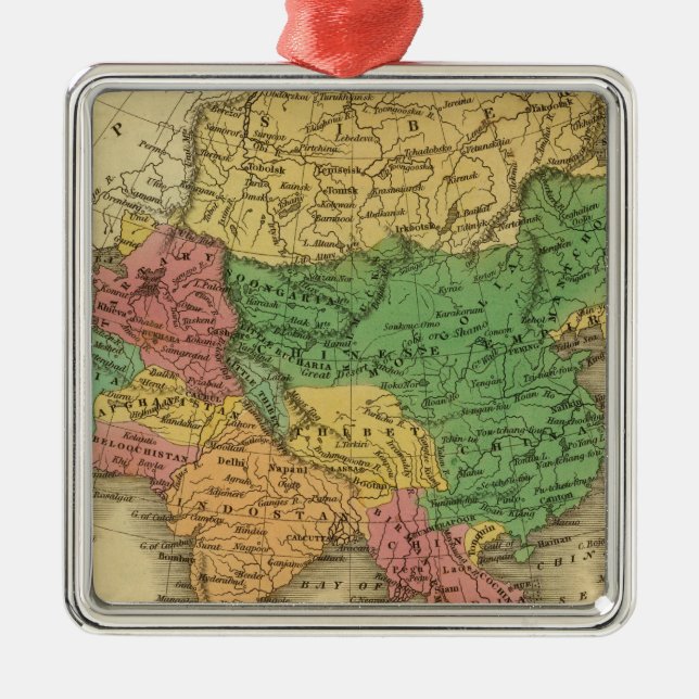 Asien 6 silbernes ornament (Vorne)