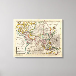 Asien 9 leinwanddruck