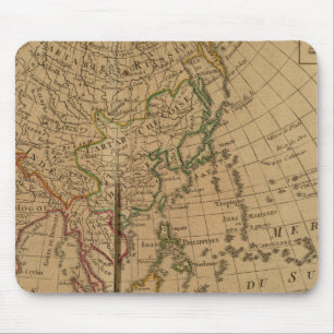 Asien-Atlas-Karte Mousepad