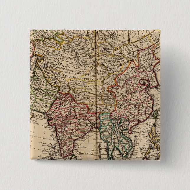 Asien Button (Vorderseite)