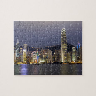 Asien, China, Hongkong, Stadt-Skyline und 2