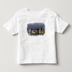 Asien, China, Hongkong, Stadt-Skyline und 2 Kleinkind T-shirt
