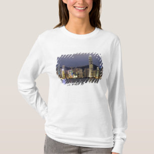 Asien, China, Hongkong, Stadt-Skyline und 2 T-Shirt