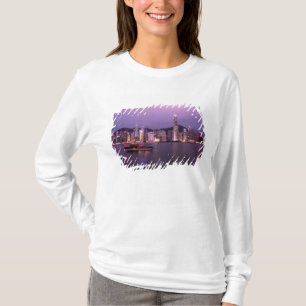 Asien, China, Hongkong, Stadt-Skyline und T-Shirt
