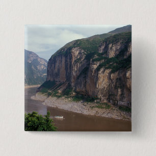 Asien, China, Jangtsekiang, Drei Schluchten. Button
