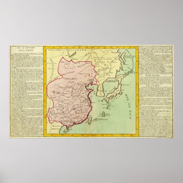 Asien, China, Japan Poster (Vorne)