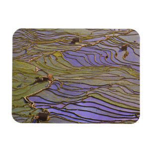 Asien, China, Provinz Yunnan, Yuanyang. überschwem Magnet