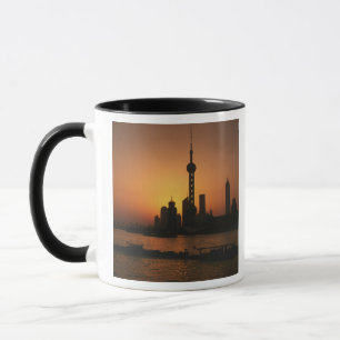 ASIEN, China, Shanghai Blick auf Oriental Pearl TV Tasse