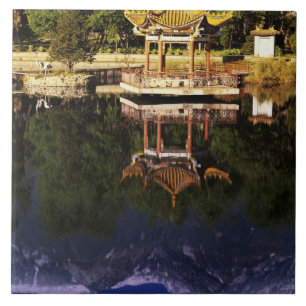 Asien, China, Yunnan, Dali. Cangshan-Gebirge Fliese