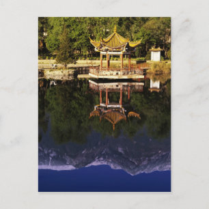 Asien, China, Yunnan, Dali. Cangshan-Gebirge Postkarte