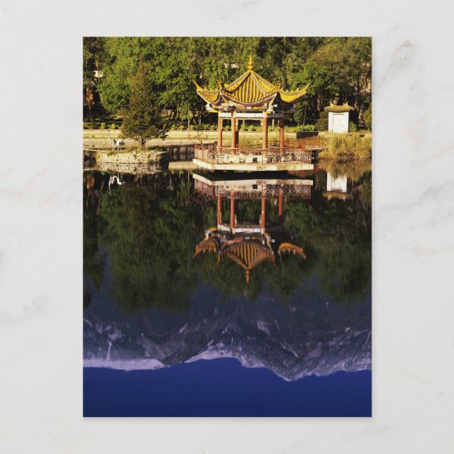 Asien, China, Yunnan, Dali. Cangshan Mountains Postkarte (Vorderseite)