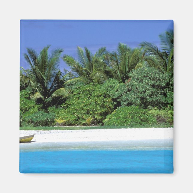 Asien, die Malediven. North Male Atoll Magnet (Vorne)