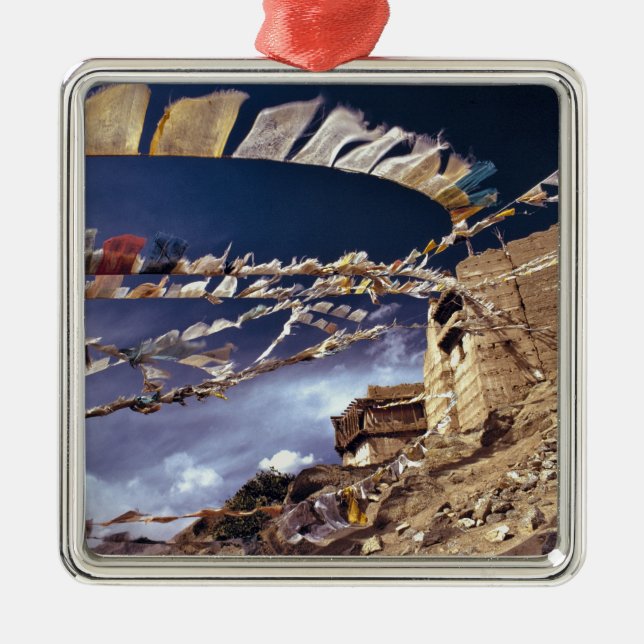 Asien, Indien, Ladakh, Leh. Bekannt als wenig Silbernes Ornament (Vorne)