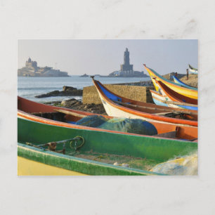 Asien, Indien, Tamil Nadu, Kanniyakumari 2 Postkarte