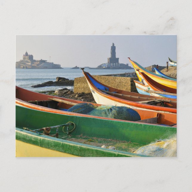 Asien, Indien, Tamil Nadu, Kanniyakumari 2 Postkarte (Vorderseite)