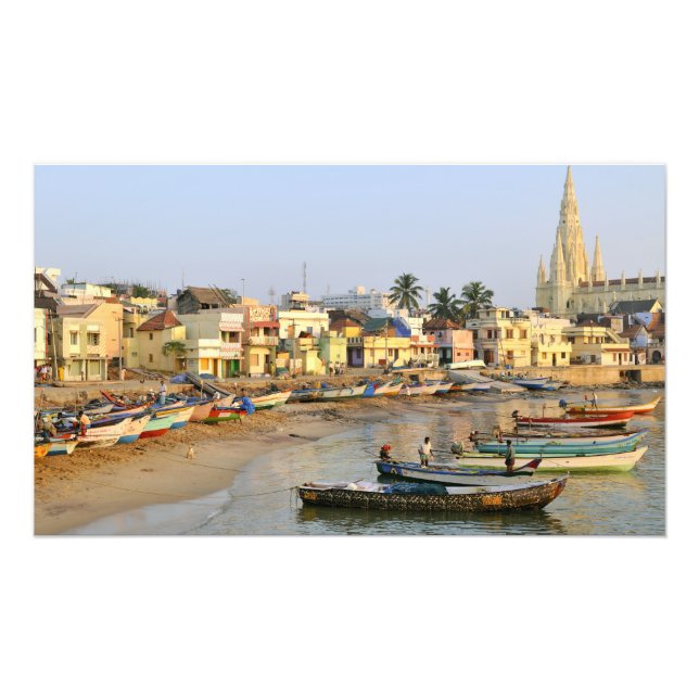 Asien, Indien, Tamil Nadu, Kanniyakumari Fotodruck (Vorne)