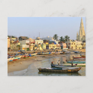 Asien, Indien, Tamil Nadu, Kanniyakumari Postkarte