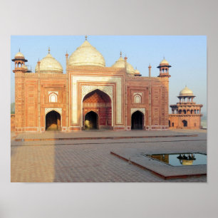 Asien, Indien, Uttar Pradesh, Agra. Auf der Poster