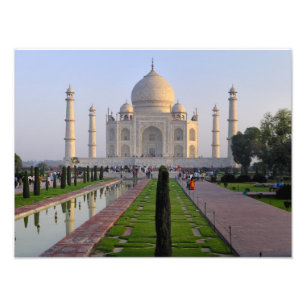 Asien, Indien, Uttar Pradesh, Agra. Der Taj 2 Fotodruck