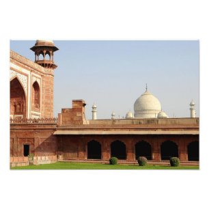 Asien, Indien, Uttar Pradesh, Agra. Der Taj 4 Fotodruck